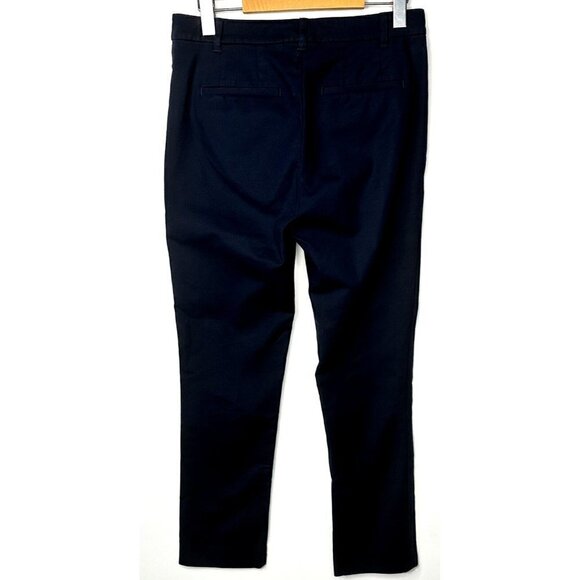 Lauren Ralph Lauren Trousers Pants Women Size 6 Navy Blue Stretch Pockets - Picture 2 of 13